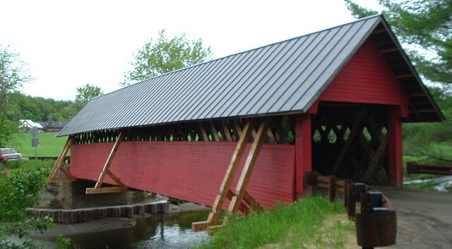 Troy Covered Bridge Construction