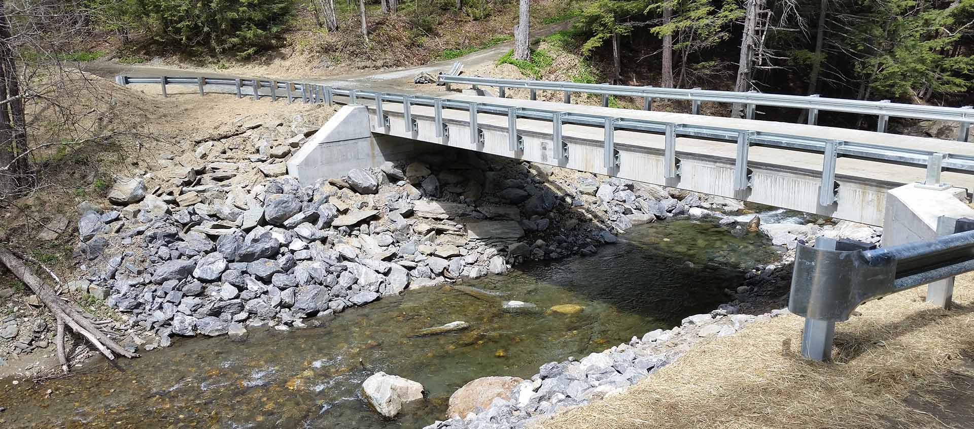 Steel and Concrete Bridge Construction, Morrisville, VT