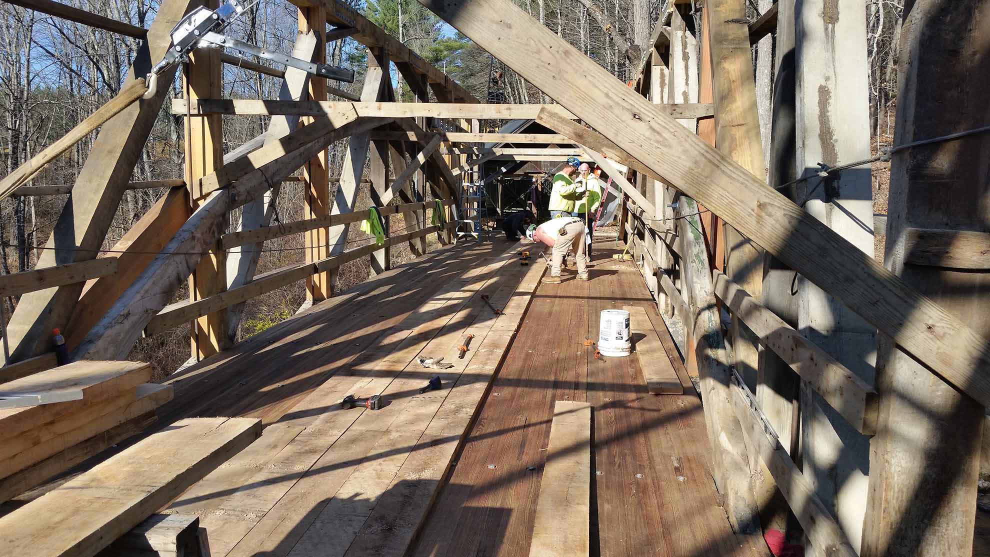 Covered Bridge Construction