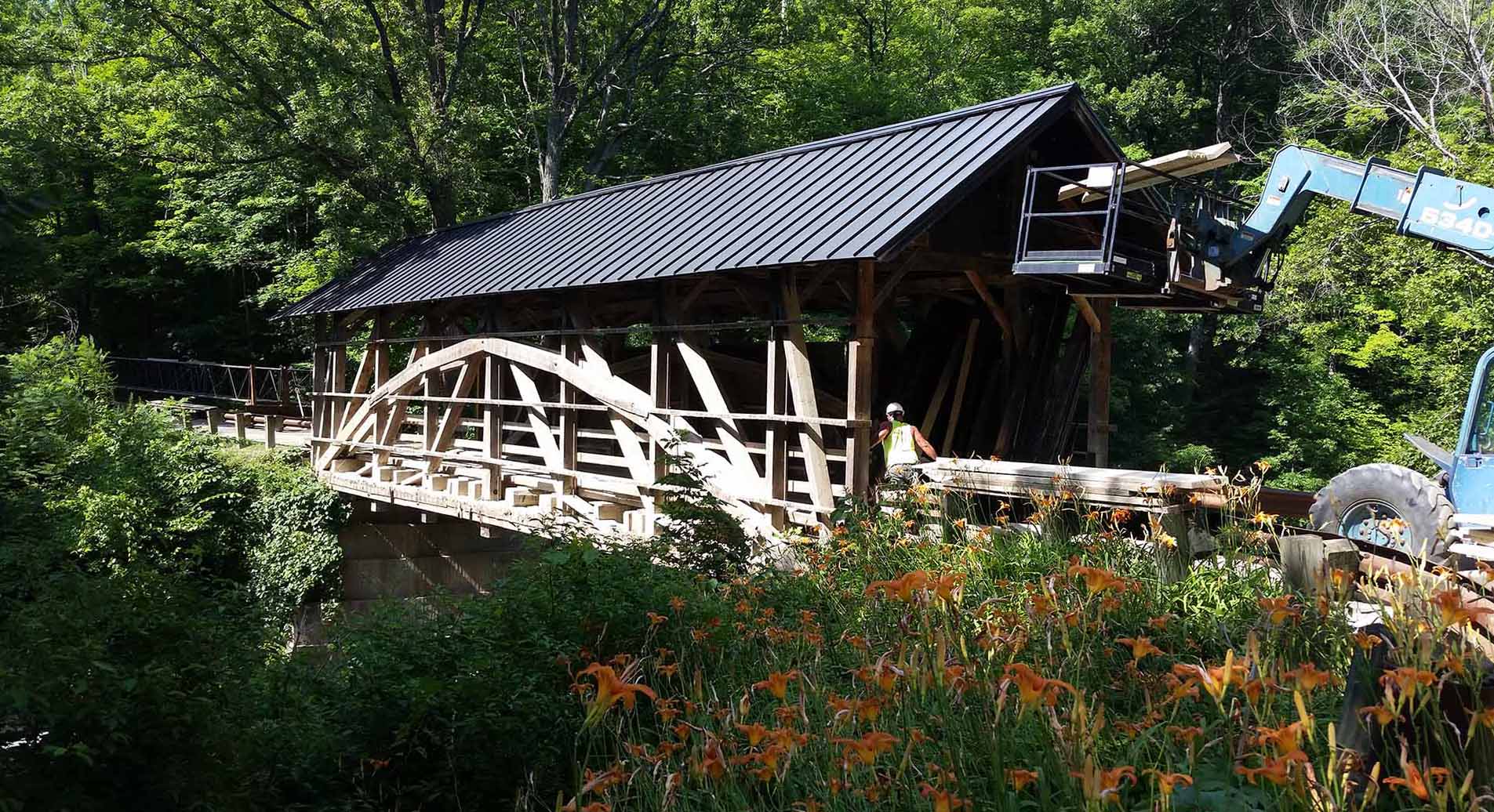 Covered Bridge Construction